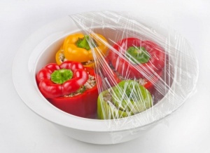 300m Folie Stretch alimentara + dispenser latime 45 cm - Img 3