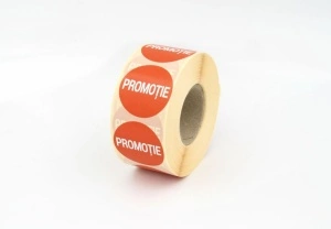 1000 buc Rola cu eticheta "PROMOTIE" diametru 40 mm, autoadezive