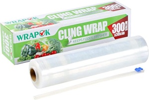 300m Folie Stretch alimentara + dispenser latime 45 cm - Img 5