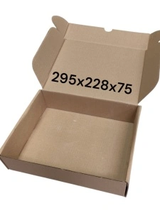 50 buc Cutie carton NATUR 295 x 228 x 75 mm