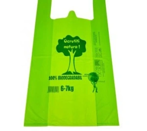 250 Pungi Biodegradabile 6-7 kg ( 50 pungi/ set x 5 set ) - verde deschis
