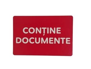 1000 buc Rola cu eticheta " CONTINE DOCUMENTE" 60 x 40 autoadezive - Img 2