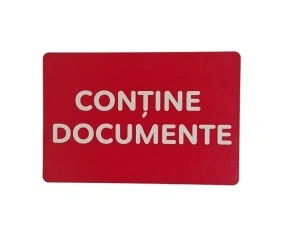 1000 buc Rola cu eticheta " CONTINE DOCUMENTE" 60 x 40 autoadezive - Img 2