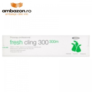 300m Folie Stretch alimentara + dispenser latime 45 cm