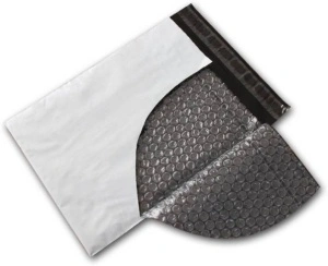 50 buc Pungi plic - GRI - ANTISOC cu bule PLASTIC - 230 x 320 + 50 (A4) mm cu banda adeziva permanenta