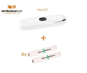 GRATUIT Masina de vidat la 4 seturi de role 2x (250mm x 5m) (40m)