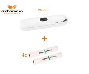 GRATUIT Masina de vidat la 4 seturi de role 2x (200mm x 5m) (40m)