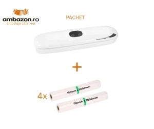 GRATUIT Masina de vidat la 4 seturi de role 2x (200mm x 5m) (40m)