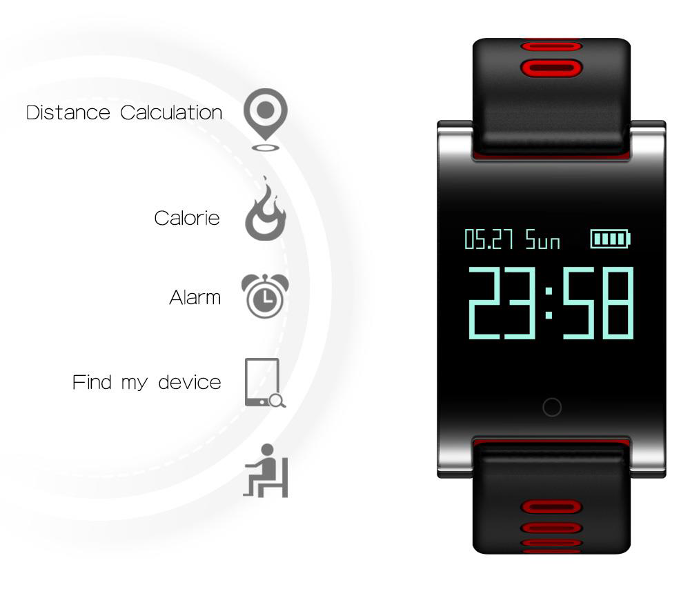 smartwatch bratara fitness iUni DM68-4