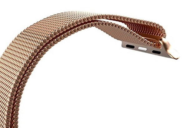 curea apple watch gold milanese loop 44mm