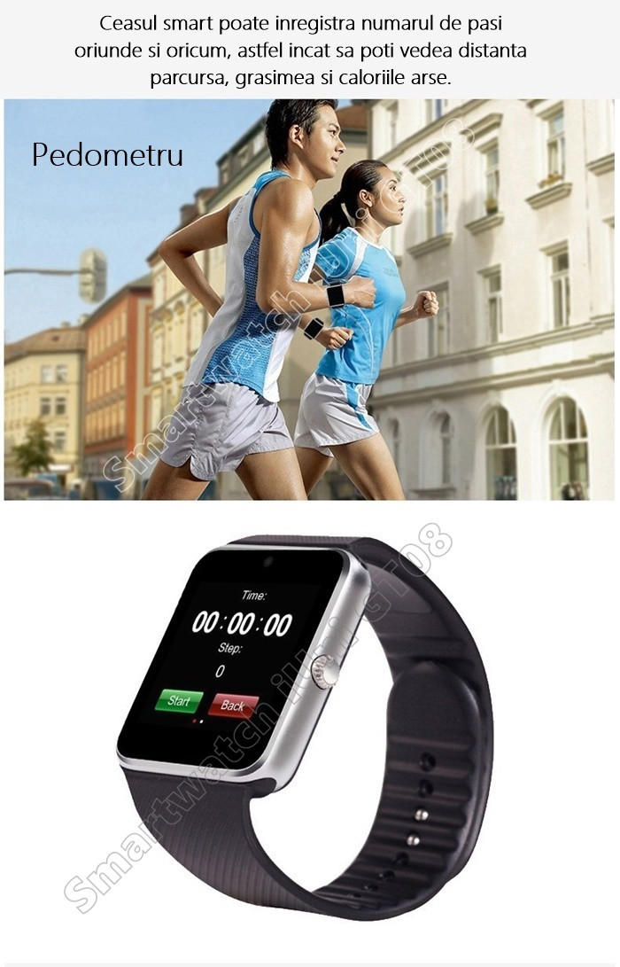 ceas smartwatch cu telefon GT08 Plus-7