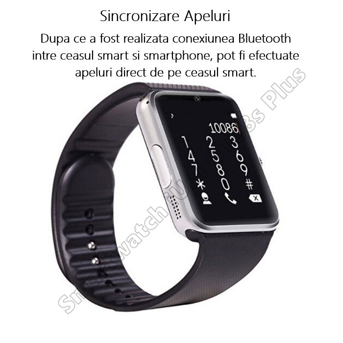Smartwatch Telefon iUni GT08s Plus bluetooth-5