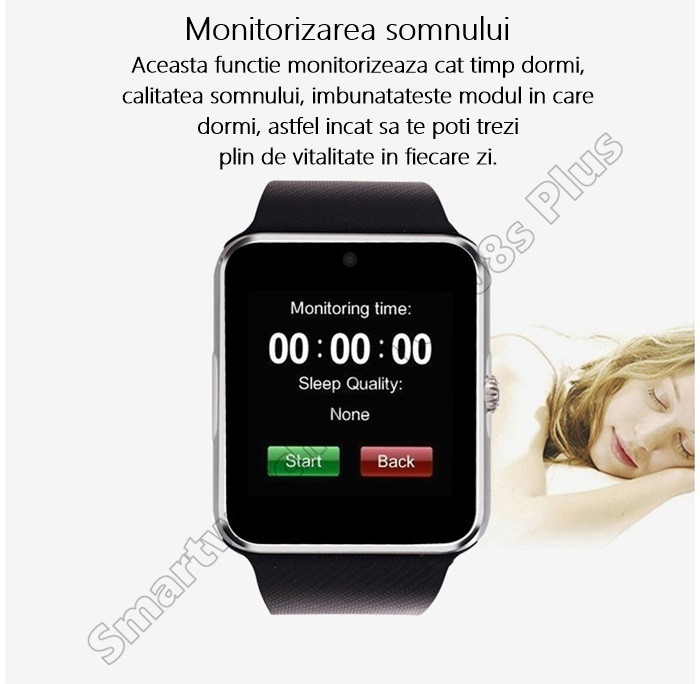 ceas smartwatch cu telefon GT08 Plus-3