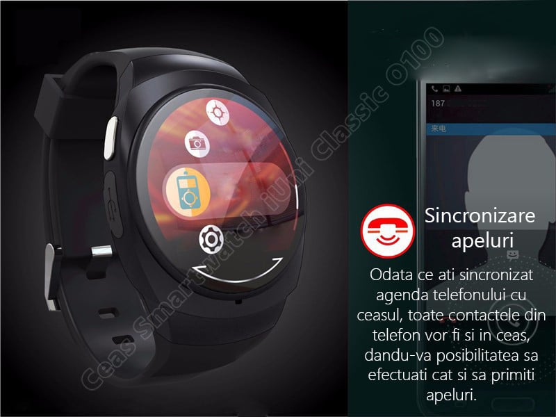 Ceas Smartwatch iUni O100 Bluetooth