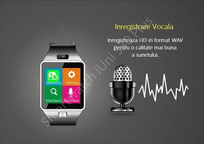 Smartwatch cu Telefon iUni S30 Plus-9