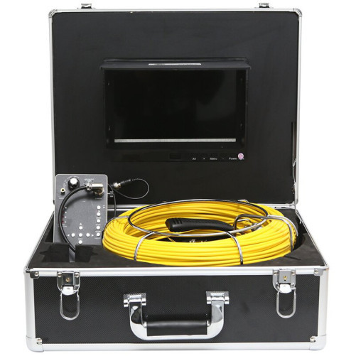 Канализационен контролен ендоскоп, 40 метра, iUni ICT7, DVR Видео Запис, Диспей 10 inch