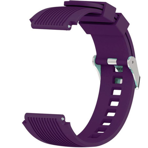 Curea ceas Smartwatch Samsung Galaxy Watch 4, Watch 4 Classic, Gear S2, iUni 20 mm Silicon Sport Purple
