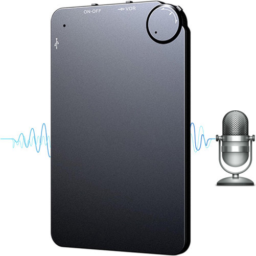 Mini Reportofon Spion iUni K2, 32GB, 200 ore, Activare vocala, MP3 Player