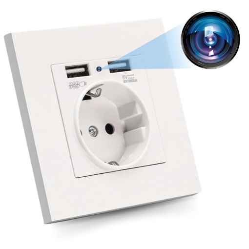 Camera Spion in Priza de perete iUni PR1, Wi-Fi, Full HD, Senzor miscare