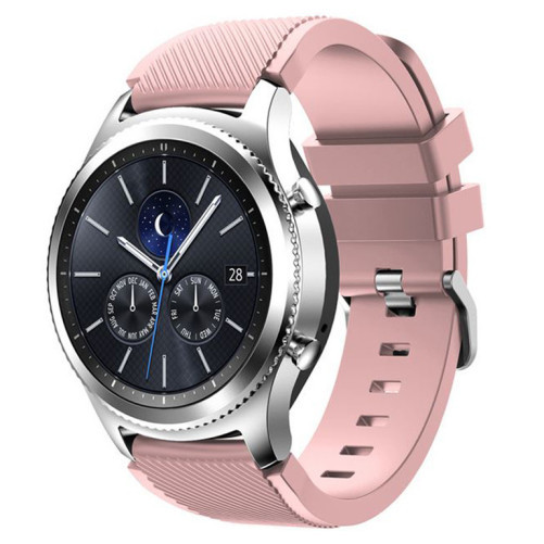 Каишка iUni 22 мм за Gear S3 Силикон Soft Розов