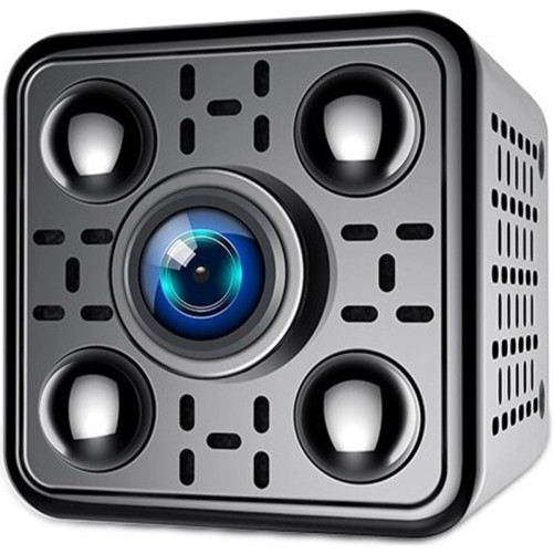Мини Шпионска камера iUni IP35, Безжичен, Full HD 1080p, Гласов-Видео, Сензор за движение, Нощно виждане