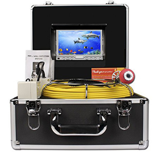Csatornázási ellenőrző endoszkóp iUni ICT2, DVR Videofelvétel, 7 hüvelykes monitor