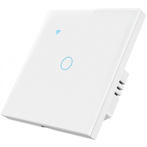 iUni 1F intelligens érintőkapcsoló létra/keresztfej, Wi-Fi, edzett üveg, LED