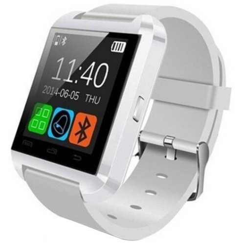 Smartwatch iUni U8+, Bluetooth, LCD 1.44 inch, Известия, Бял