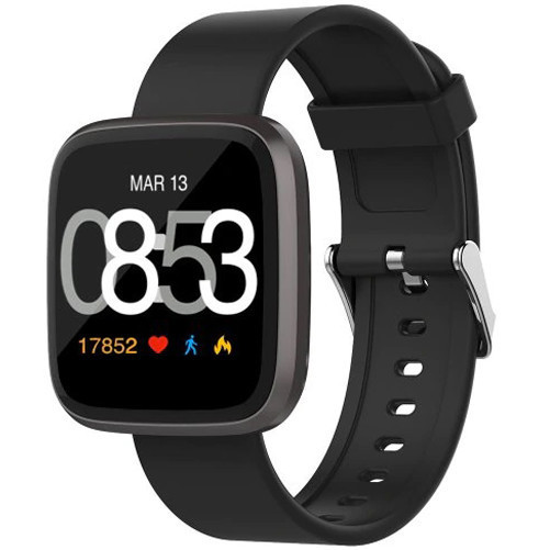 Ceas Smartwatch iUni H5, Touchscreen, Bluetooth, Notificari, Pedometru, Black