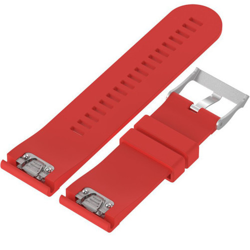 Curea ceas Smartwatch Garmin Fenix 7 / 6 / 5 Plus / 5, 22 mm Silicon iUni Red