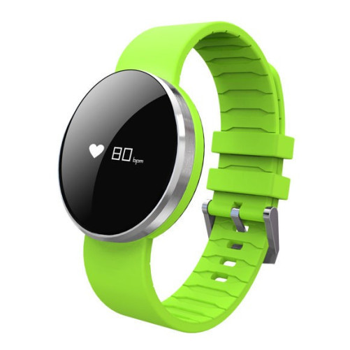 Resigilat! Bratara Fitness iUni UW1 Plus, Waterproof, Pedometru, Monitorizare puls, Activitati sportive, Verde