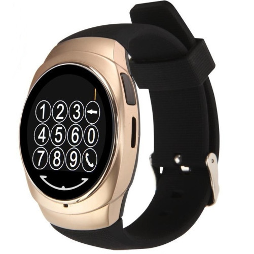 Smartwatch iUni O100, Bluetooth, LCD 1.3 inch, Камера, Златист