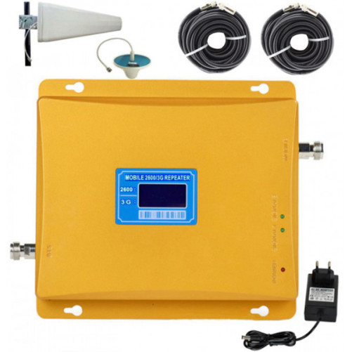 Amplificator semnal GSM 4G / 3G iUni KW17A-GW, 2100 / 2600 MHz, Digital