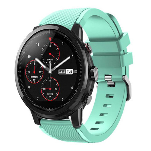 Curea ceas Smartwatch Samsung Galaxy Watch 46mm, Samsung Watch Gear S3, iUni 22 mm Silicon Light Blue