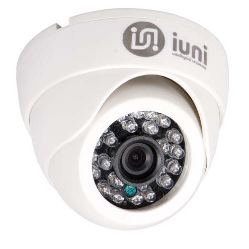 Térfigyelő kamera iUni ProveCam AHD iUni 08E CCD Sony, 520 TV sor, 24 IR LED, 3,6 mm-es objektív, Vandál elleni