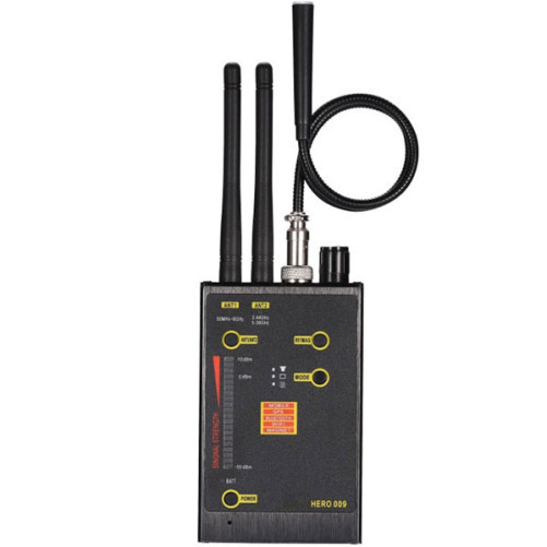 Detector profesional de microfoane GSM 3G/4G LTE, Bluetooth si WiFi iUni RF009, detector unde magnetice si electromagnetice