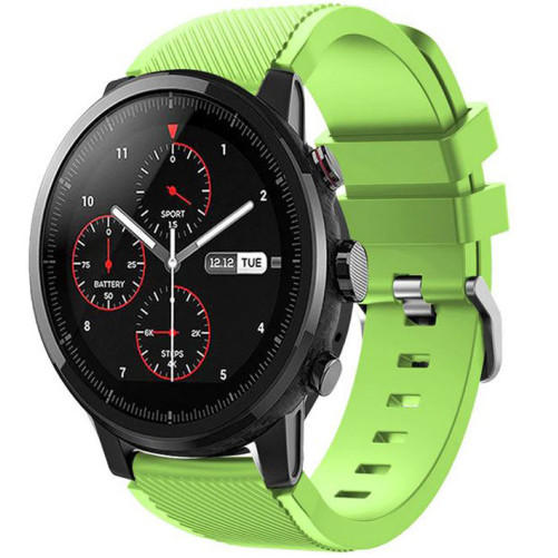 Каишка iUni 22 мм за Gear S3 Силикон Light Зелен