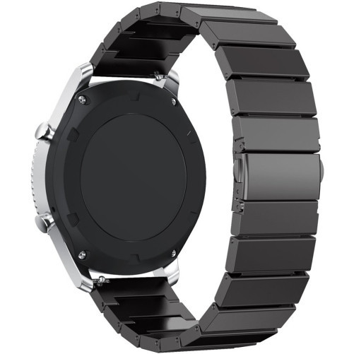 Каишка iUni Link Bracelet 22 мм за Gear S3 Стомана Черен
