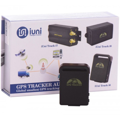 GPS Tracker iUni Track i6, Кола, GPS проследяване, с магнит и Водоустойчив калъф