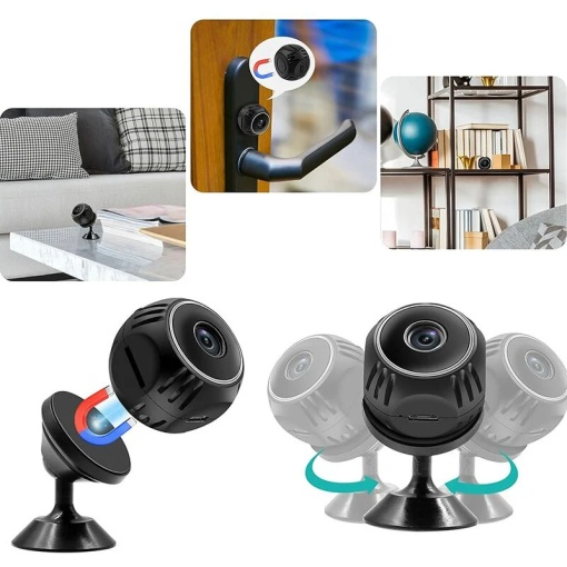 Mini Camera Spion iUni W8, Wi-Fi, Vizualizare Full HD, Senzor de miscare, Night Vision - Img 8