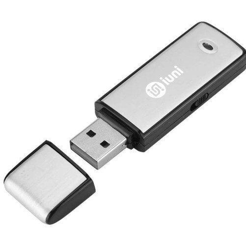 USB Stick Spion Reportofon iUni STK100, 32GB, 18 óra akkumulátor-üzemidő, 360 óra felvételi idő