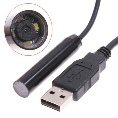 Camera Endoscop iUni CEE05-5, Lungime Cablu 5m, Rezistent la Apa