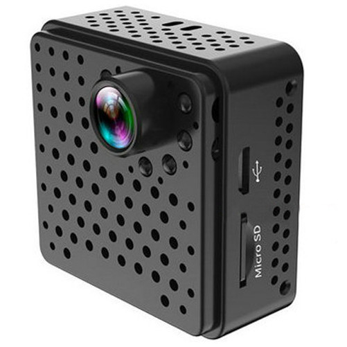 Mini Camera Spion iUni IP32, Wireless, Full HD 1080p, Unghi 160 grade, Audio-Video, Night Vision, P2P