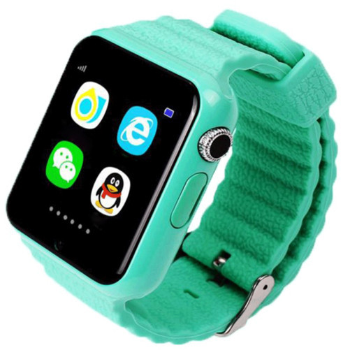 Smartwatch за деца и възрастни iUni V8K, Touchscreen 1.54 inch, GPS, Крачкомер, Bluetooth, Известия, Камера, Зелен