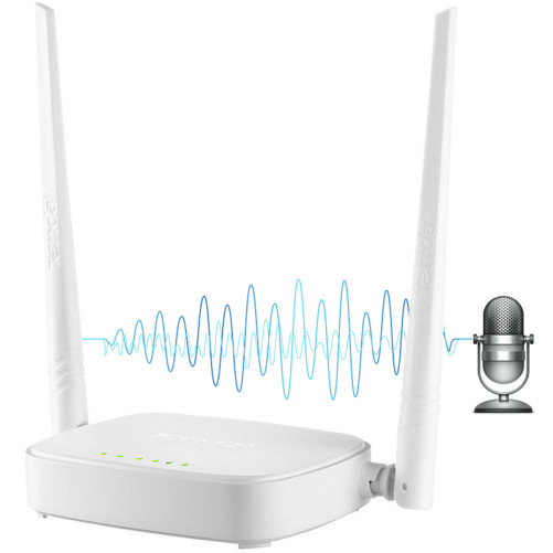 Wireless Router iUni SpyMic RLU2, Kém mikrofon és Hang aktiválás