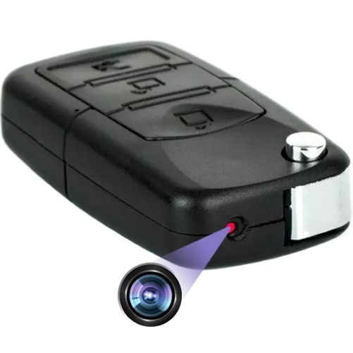 Ключове за кола iUni SpyCam RMS22, Шпионска камера, Сензор за движение, Фотоапарат, Видео