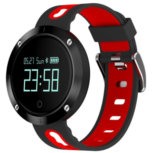 Фитнес гривна iUni DM58 Plus, дисплей OLED 0.95 inch автономия до 25 дни Входящи повиквания Аларма Червен
