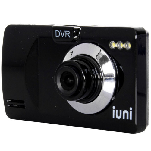 iUni Dash P818 Autós kamera, HD, 2,5 hüvelykes LCD, 120 fokos felvételi szög, lejátszás
