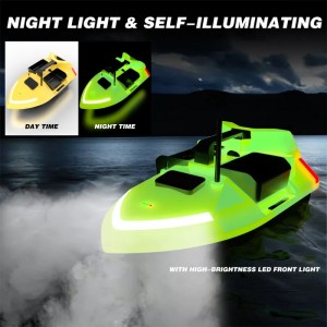 Barca Nadit si Momit iUni V020, GPS, Carcasa fosforescenta, 3 cuve, 2kg, 500m, 5200mAh, 10km/h - Img 3