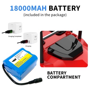 Barca Plantat, Nadit si Momit iUni V803, 18000mAh, 4 cuve, 3kg, 500m, 15km/h - Img 4